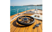 11 Inch Boat Wheel Polished Finish Marine Steering Wheel