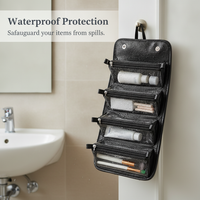 4-in-1 Detachable Hanging Travel Toiletry Bag Portable Foldable Cosmetic Organizer