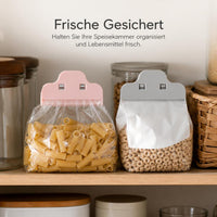 Food Bag Sealing Clips for Snacks and Kitchen Storage, Large Plastic Moisture-Proof Sealers
