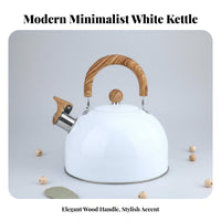 Whistling Tea Kettle Clear Whistle Folding Handle Kettle Folding Handle Water Boiler Effortless Pouring Spout Kitchenware