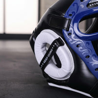 Taekwondo Headgear with Face Guard Wide Field of Vision Boxing Sparring Helmet
