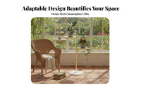 Indoor & Outdoor Use 2-Tier Floor Plant Stand Space-Saving 2-Tier Display Stand Sturdy Construction Flowerpot Holder Multi-Purpose for Apartment Dwellers, Homeowners, Interior Decorators, Balcony, Living Room, Bedroom, Office