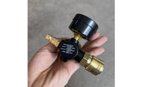 Pressure Regulator with Gauge Inline Air Regulator with Gauge Accurate Air Pressure  Adjuster for Workshop