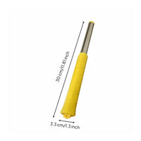 Badminton Swing Practice Aid Metal Shaft Adjustable Resistance Swing Practice Aid Grip Training Stick Sturdy Construction Motion