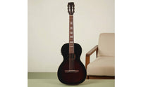 Glossy Acoustic Guitar with EQ 38-Inch Folk Acoustic Guitar Six-String Musical Instruments Player-Friendly for Accompaniment