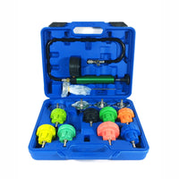 14 Pieces Universal Cooling System Leak Tester Heavy-Duty Coolant Pressure Tester Portable Test Kit Accurate for Mechanics
