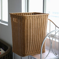 Imitation Rattan Laundry Basket Large Capacity Woven Clothes Storage Basket