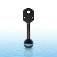 Long-Lasting Aluminum Alloy Ball Head to YS Adapter Corrosion-Resistant Dive Light Arm Joint 360-Degree Rotation for Divers