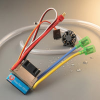 RC ESC 480A ESC with Heat Sink Electronic Speed Controller Waterproof Compatible for Hobbyists