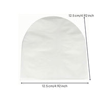 100 Pieces Translucent CD Sleeve with Rounded Top Archival CD Inner Sleeve Anti-Scratch Dust-Resistant for Media Storage