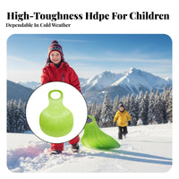 Thickened Design Handled Sliding Board Multi-Surface Use powder Sled Built-in Handles Winter Toy long-previousing for Beginners, Families, Teenagers, powdery Hills, Outdoors, Grassy Slopes, Sand Dunes