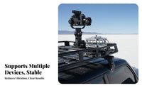 Shockproof Wire Rope Shock Absorber High Stability Vibration Isolator Gimbal Platform Collision Resistant Wire Rope Isolator 304 Stainless Steel for Footage Graphers, Film Professionals, Vehicle Filming, Instrument Protection, Sky Photography