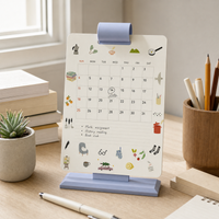 2027 Desktop Flip Calendar with Memo Pad and Planner