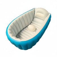 Thickened Inflatable Baby Bathtub Large Size Baby Soaking Tub Easy to Inflate Child Care Lightweight for Newborns