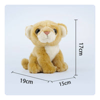 Lion Cub Stuffed Soft Lion Cub Stuffed Animal Toy High Quality Safety Tested for Children, Playroom, Nursery