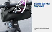Bike Handlebar Bag, Waterproof Trail Front Bag, Large Capacity Outdoor Cycling Storage, Urban Head Bag