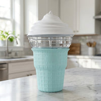 Ice Cream Maker Compact Chilled Dessert Maker Countertop for Families