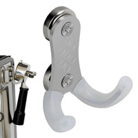 2 Pieces Coffee Accessory Hanger Brushed Silver Portafilter Holder Tool Installation Stainless Steel Hook Holder