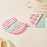 Canvas Pot Holder with Hanging Loop Compact Padded Kitchen Hand Holder Hot Pad Washable for Home Cooks, Cooking, Baking