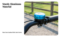 Aluminum Alloy children's Cycle Bell Loud and Clear Sound Cute Bike Bell Crisp Chime T Single for Girls, Toddlers, Cycling, Park