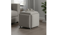 5 Pieces Stackable Nesting Stool Set Multifunctional Stackable Cube Stool Set 5 in 1 Nesting Ottoman Sturdy Frame for Apartment