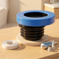 Toilet Flange Seal Gasket Adjustable Toilet Relocation Seal Gasket Plumbing Part for Plumbers