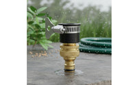Brass Quick Connect Adapter Leak-Leak-Resistant Connection Universal Tap Connector Resistant Car Wash Hose Adapter for Gardening, Outdoor