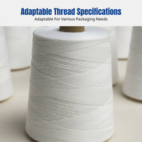Heavy Duty Polyester Packing Thread, Bag Closing, Commercial Sewing Machine Thread, Durable, Smooth Finish
