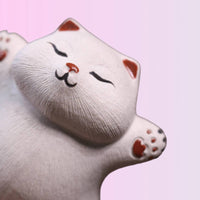 Feline Tea Pet Ceramic Home Decor Gift Idea