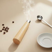 Polished Finish Espresso Portafilter Replacement Handle Ergonomic Design Coffee Machine Wooden Handle for Home Kitchen