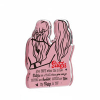 Acrylic Keepsake Gift Printed Acrylic Ornament for Birthday, Christmas, Mom, Dad