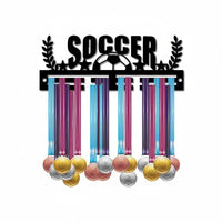 Medal Hanger Rack Heavy Duty Sports Medal Display Inspirational Quote Athlete Award Hanger for Athletes