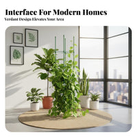 Sturdy brace Stackable Plant frame adaptable Garden Trellis Easy Assembly Gardening Supply Promotes Healthy Growth for Gardeners, householders, Potted Plants, Indoors, Outdoors, Balcony