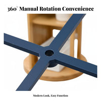 Turntable Bearing 360° Rotation Rotating Display Stand Base Versatile Rotating Turntable Bearing for Retail Stores, Dining Table, Workshop
