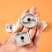 Realistic Design Miniature Hot Pot DIY Accessory Miniature Double Flavor Pot Exquisite Details Play Kitchenware 1/12 Scale for Collectors, Hobbyists, Miniature Scene, Photography Prop