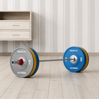 olympic barbell and bumper plates set
