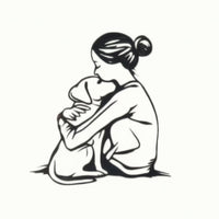 Metal Silhouette Wall Decor Pet Lover Gift Child and Pet Wall Art Effortless to Hang Line Wall Art