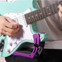 Aluminum Guitar Practice Support Improves Posture Ergonomic Guitar Thigh Support Non-Slip Grip Musical Instrument Accessory for Guitarists