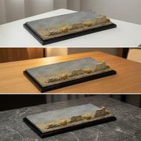 Finished Diorama with Display Base Preassembled Display Base with Scenery Realistic Detailed for Collectors