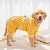 Dog Bee Costume, Four-Legged Clothing with Feathers and Antennae, Thickened Polyester Winter Warm Apparel for Small and Medium Dogs, 141 characters