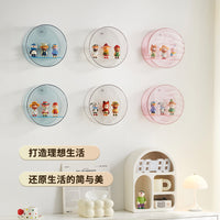 Round Wall-Mounted Display Box for Figures, PET, 40x40x25cm