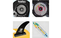 Portable Inflatable Stand up Paddle Board Easy to Stow Inflatable Stand-up Paddle Board Long-Lasting Paddle Surfboard Includes Accessories for Fishing