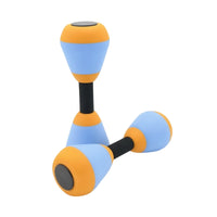 Water Dumbbells Easy-Grip Water Aerobics Dumbbells Lightweight Fitness Barbells for Swimmers, Seniors