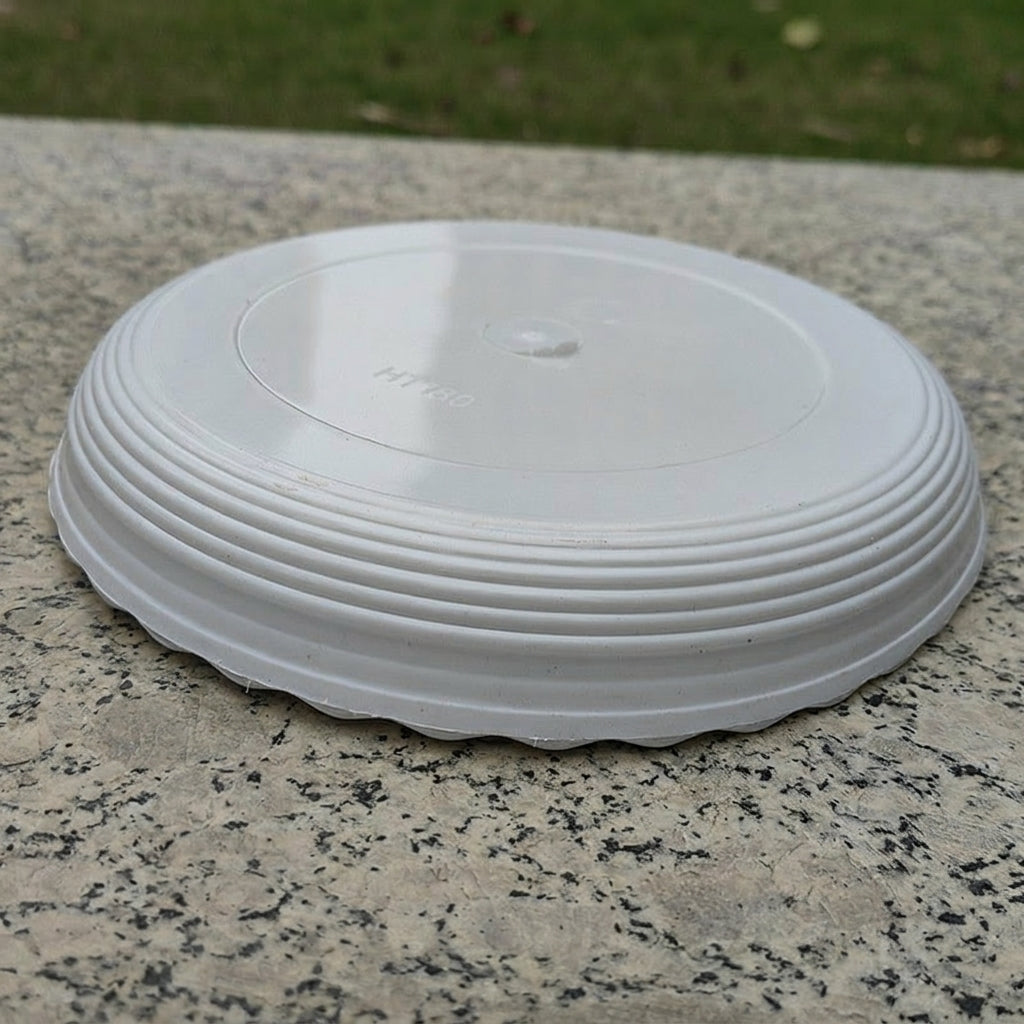 Resin Plant Pot Saucer and Drip Tray with Edge, Stackable Pot Base for Outdoor Garden Plants, Gardening Supplies
