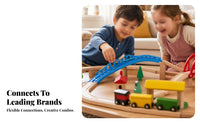 Interlocking Curved Ramp Track Plastic Arched Track Extension