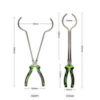 Long Handle Crucible Tongs Anti Slip Grip Coiled Loaded Crucible