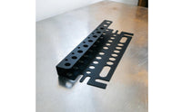 Angled Wall-Mounted Tool Rack Heavy Duty Perforated Tool Organizer High Load Bearing Garage Storage Easy Installation for Workshop