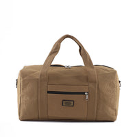 Canvas Duffel Bag Wear-Resistant Duffel Bag with Front Pocket Heavy-Duty Roomy for Travelers, Weekend Trips, Gym