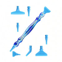 Threaded Diamond Painting Pen with Interchangeable Heads Ergonomic Diamond Painting Pen Comfortable Craft Tools Easy-Grip for Hobbyists