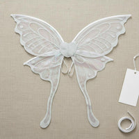 Lightweight Long Tail Butterfly Wings Iridescent Elf Wings Costume Accessory for Children, Adults, Festivals, Parties, Halloween, Cosplay